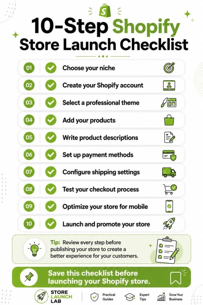 The Shopify Store Launch Checklist: 15 Things to Complete Before Going Live